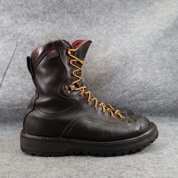 Danner Mens 8 Work Boots Hawk Nubuck Leather USA Waterproof Lace Up Handcrafted - Picture 16 of 16